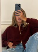 Теплий базовий джемпер на замочку  5d1h0e-md.myshopify.com