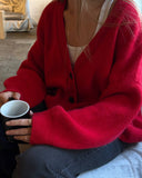 Базовий кардиган вільного крою на ґудзиках